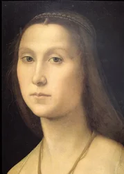 Porträt einer Frau (La Muta), 1507 (Detail)